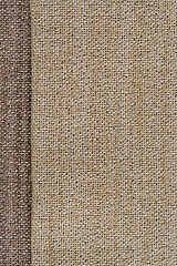 Image showing Brown fabric texture