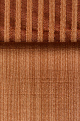 Image showing Beige and orange fabric texture