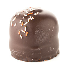 Image showing Chocolate coated marshmallow