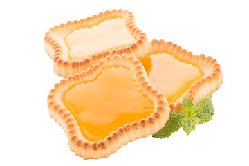 Image showing Lime jam tartlets