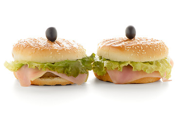 Image showing Hamburgers