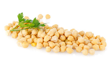 Image showing Pile of chickpeas