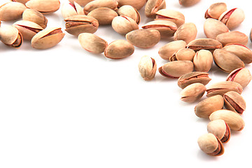 Image showing border of pistachios