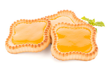 Image showing Lime jam tartlets