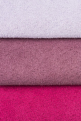 Image showing Multi color fabric texture samples