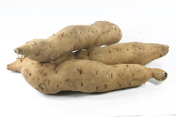 Image showing sweet potatoes isolated