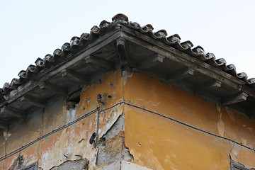 Image showing detail abandoned house