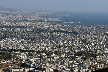 Image showing panoramic view of south attica