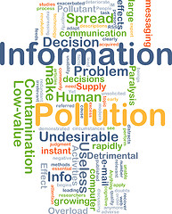 Image showing Information pollution background concept