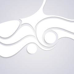 Image showing Wavy corporate swirl pattern design