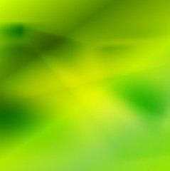 Image showing Shiny abstract green blurred background