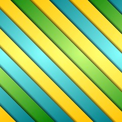 Image showing Abstract colorful stripes vector background