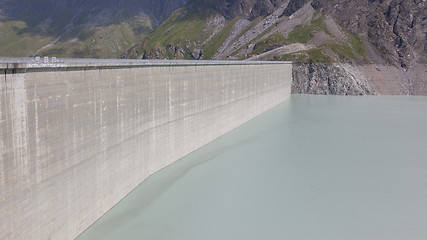 Image showing Dam Grande Dixence - Worlds highest gravity dam