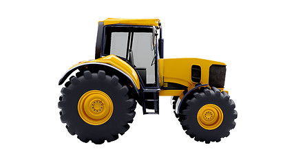 Image showing Farm tractor isolated