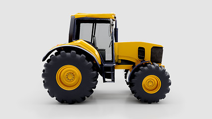 Image showing Farm tractor in studio