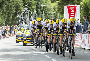 Image showing Team LottoNL Jumbo - Team Time Trial 2015