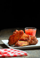 Image showing Fried Chicken Wings 