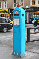 Image showing Police telephone post