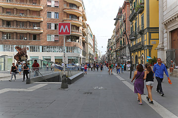 Image showing Via Toledo Napoli