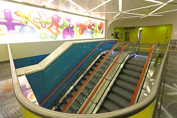 Image showing Escalators Universita Napoli