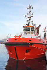 Image showing Red Tugboat