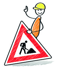 Image showing warning sign