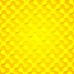 Image showing Bright yellow abstract shapes background texture