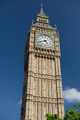 Image showing Big Ben great clock tower in London