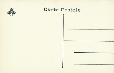 Image showing Old carte postale (postcard)