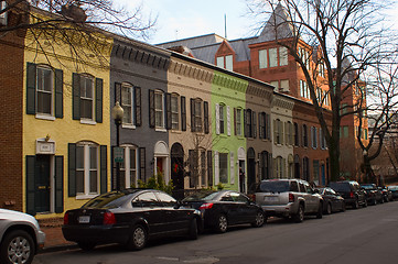 Image showing Georgetown Rowhouses