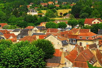 Image showing Rooftops in Sarlat, France