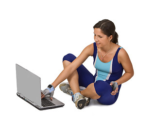 Image showing Fitness and technology