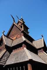 Image showing The stave church from Gol