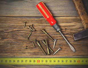 Image showing vintage tools