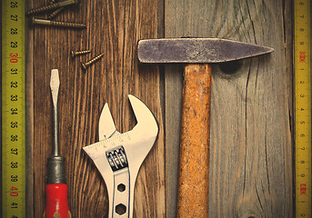 Image showing vintage locksmith tools