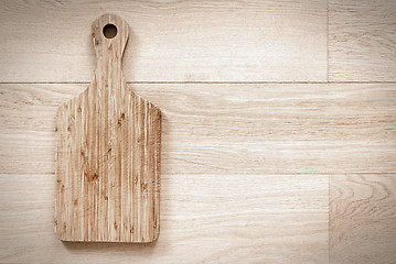 Image showing old wooden cutting board