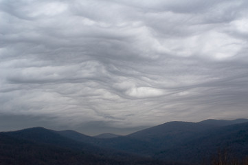 Image showing Dramatic Shenandoah Clouds