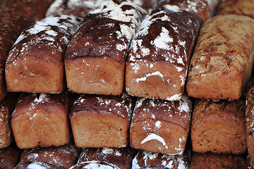 Image showing fresh bread background