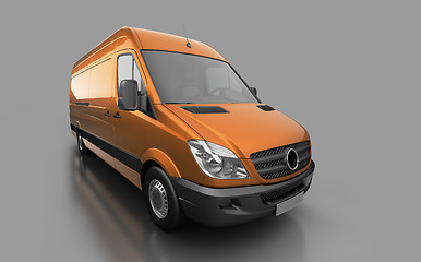 Image showing Delivery service van