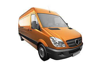 Image showing Delivery service van