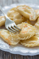 Image showing Fried dumplings.