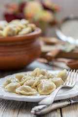 Image showing Dish with meat dumplings.