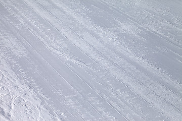 Image showing Background of ski slope