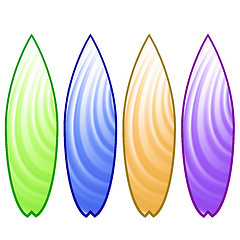 Image showing Surfboards