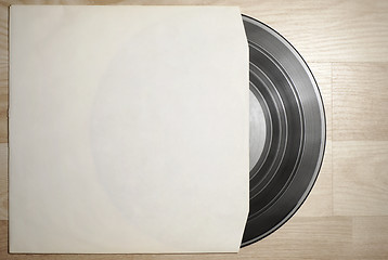 Image showing Vinyl record with cover