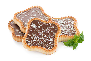 Image showing Chocolate tart cookies