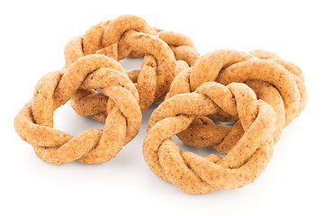 Image showing Olive crackers