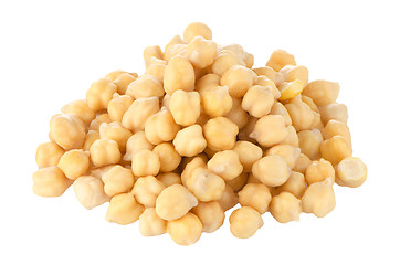 Image showing Pile of chickpeas