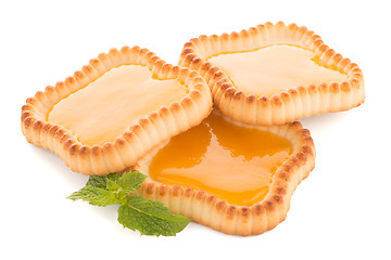 Image showing Lime jam tartlets