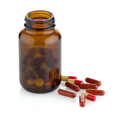 Image showing Pills from bottle